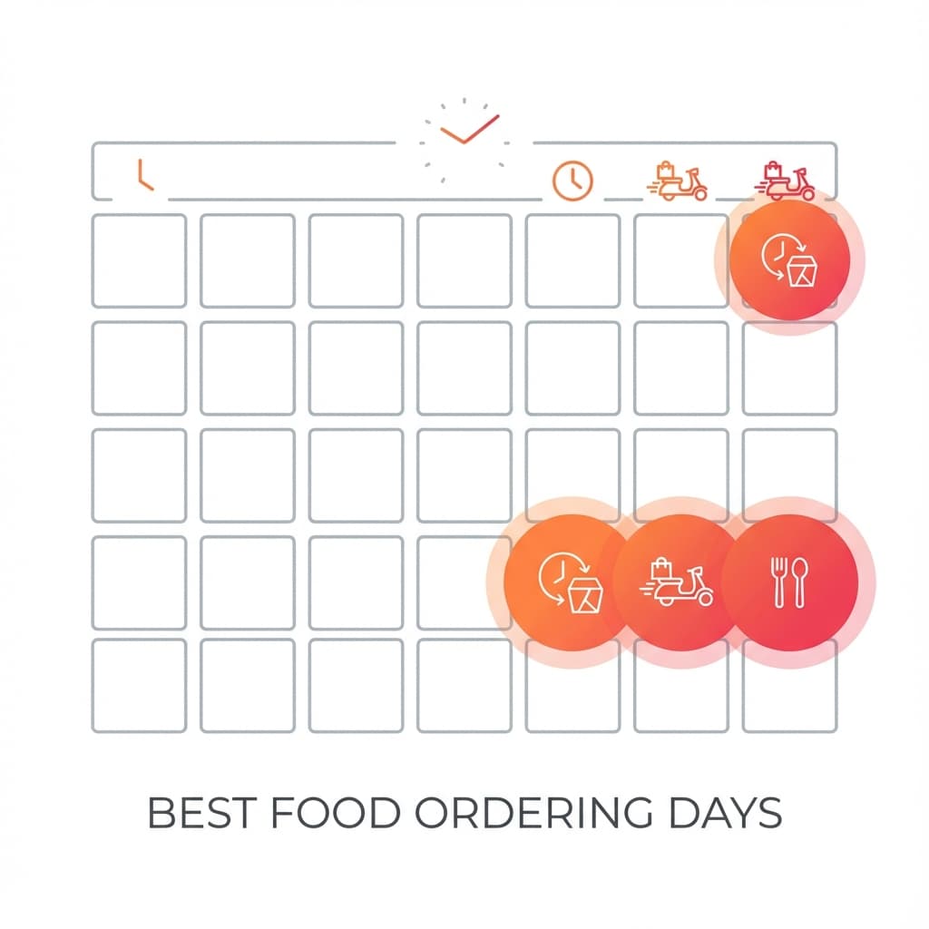 Kiedy Najlepiej Zamawiać Jedzenie? Analiza Czasu i Dni Tygodnia