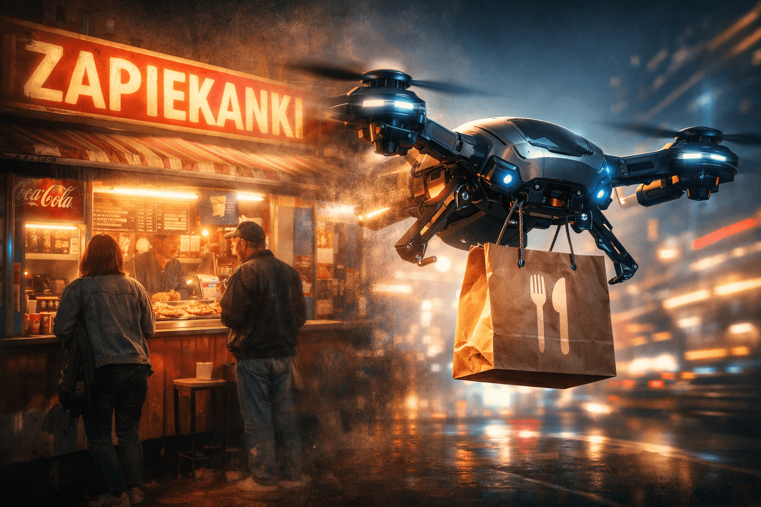 Od Zapiekanki z Okrąglaka do Uber Eats: Krótka Historia Polskiego Street Foodu